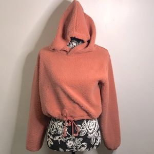 Crop top Hoodie adjustable (brand new)